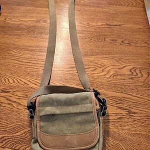 Vintage LL Bean canvas/leather crossbody